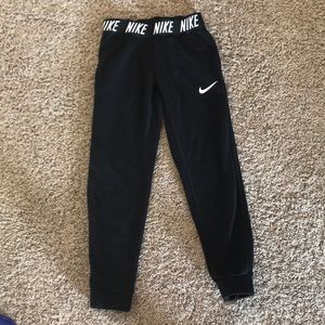 Nike sweat pants/joggers cropped at the bottom